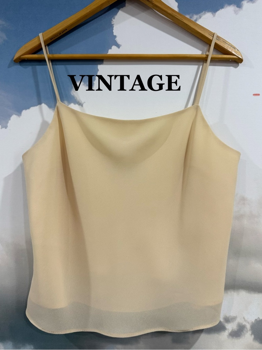 Vintage Joseph Ribkoff Spaghetti-Strap Crop Cami/Tank